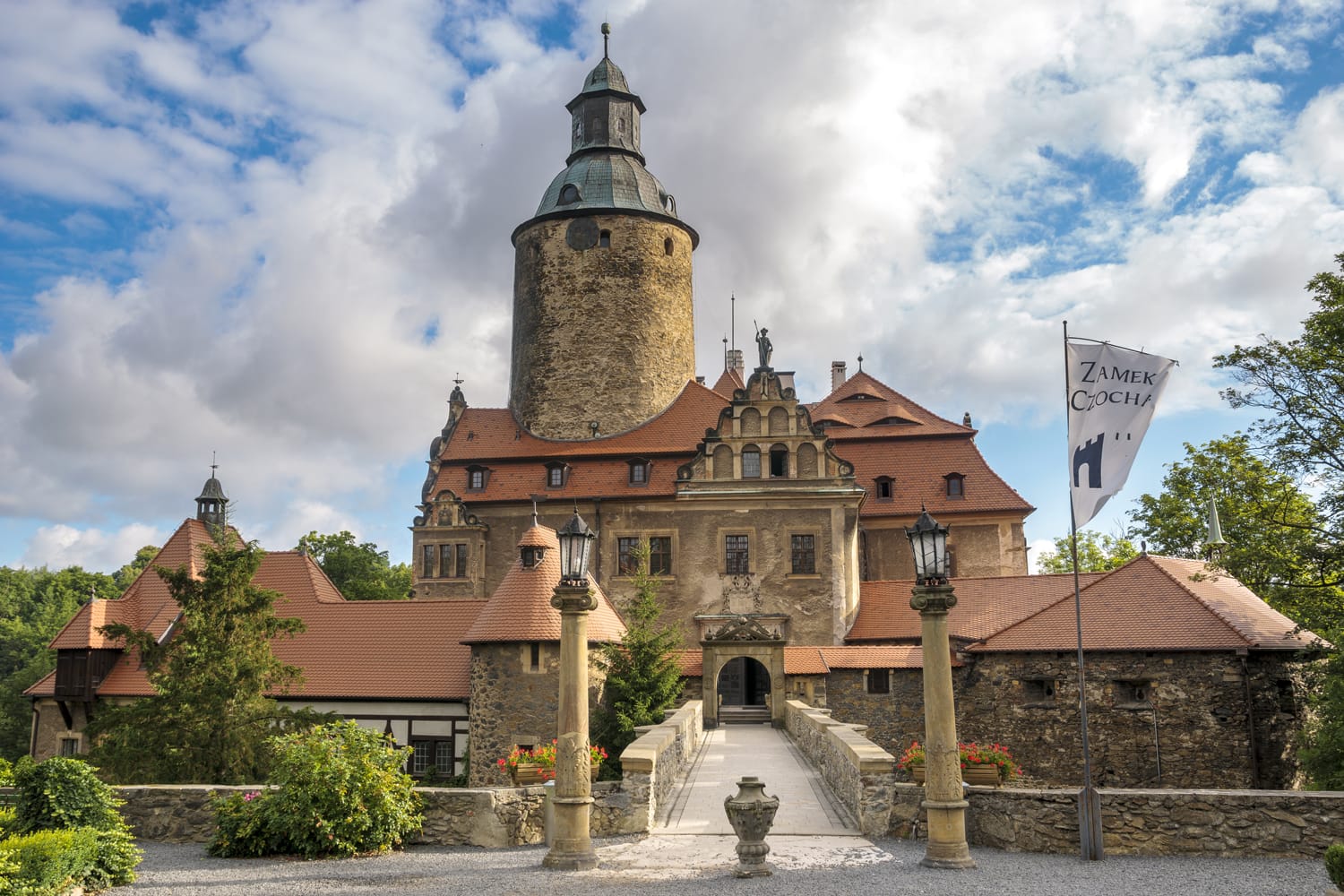Czocha Castle in the morning-Lower Silesia, Poland