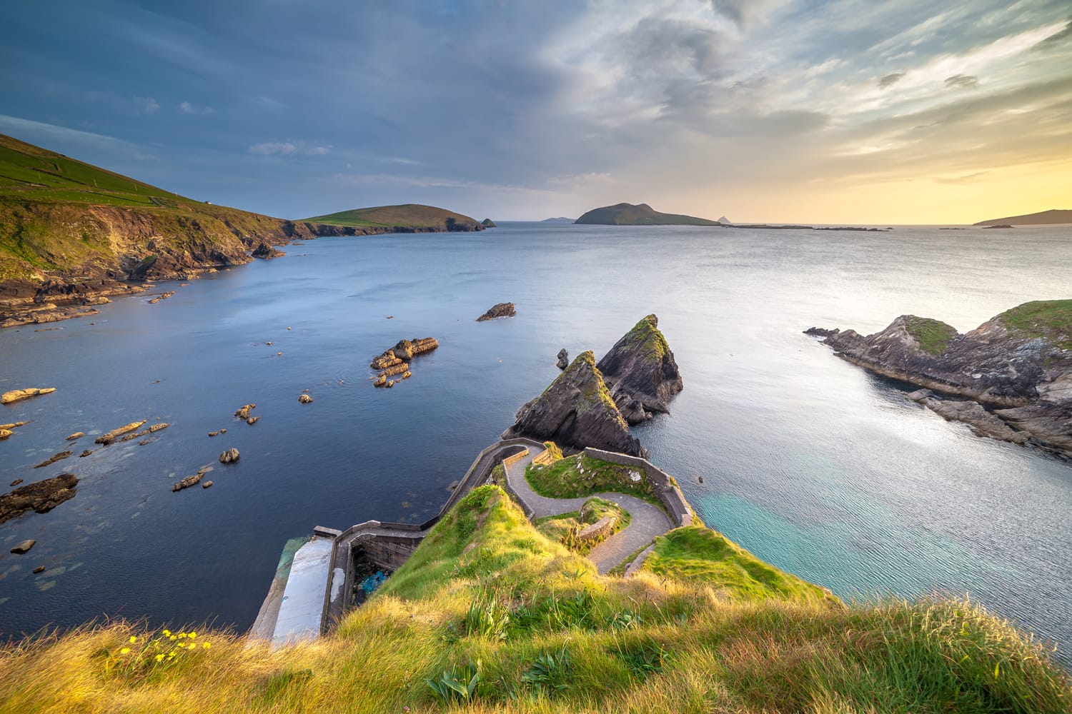 Dunquin Pier On The West Coast Of Kerry In The Dingle Peninsula