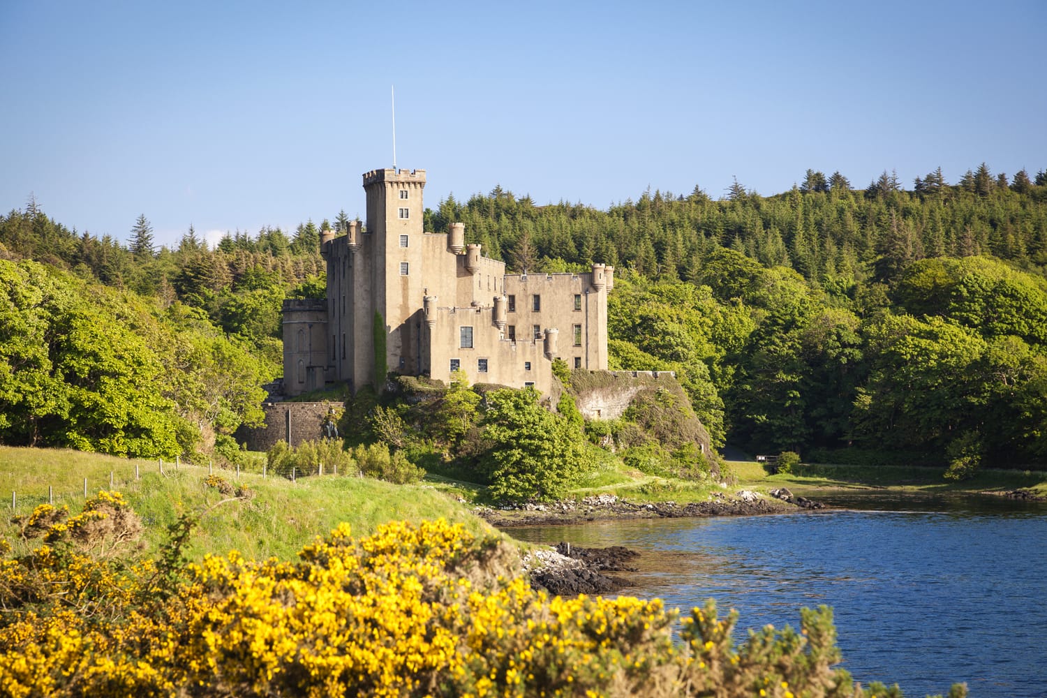 Dunvegan Castle on the Isle of Skye, Scotland