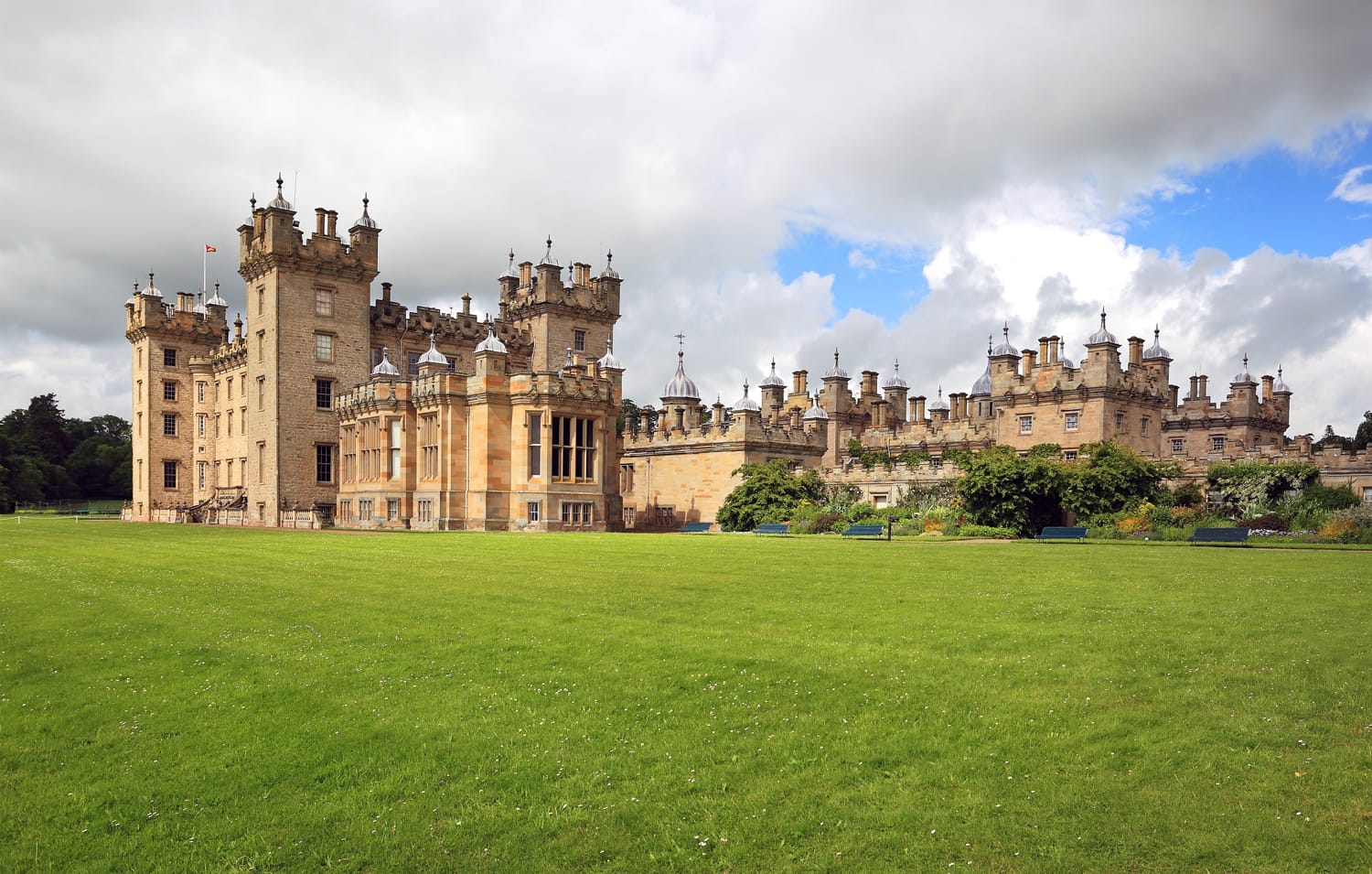Floors Castle in Scotland
