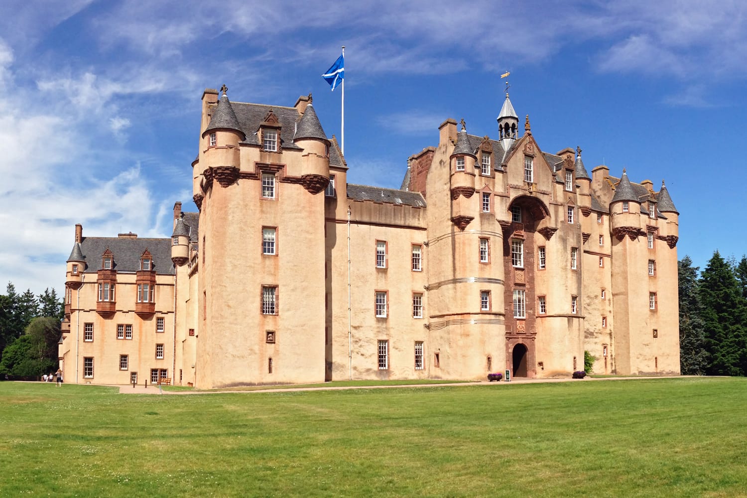 Fyvie Castle in Scotland