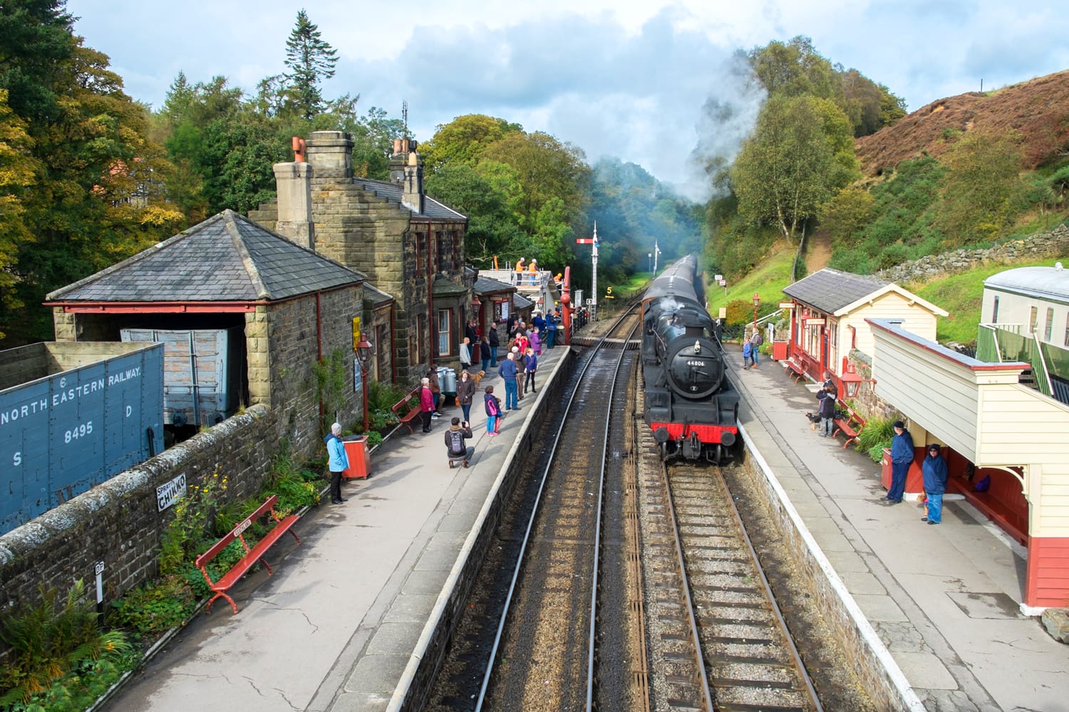 Goathland Station in UK