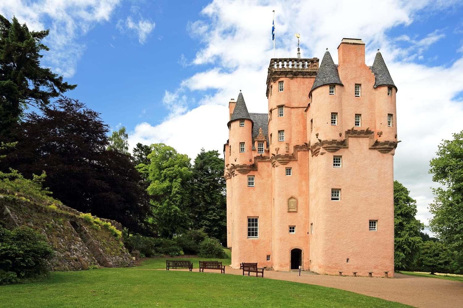 Craigievar Castle in Scotland