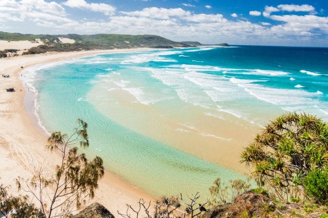 Fraser Island at Great Sandy National Park in Australia