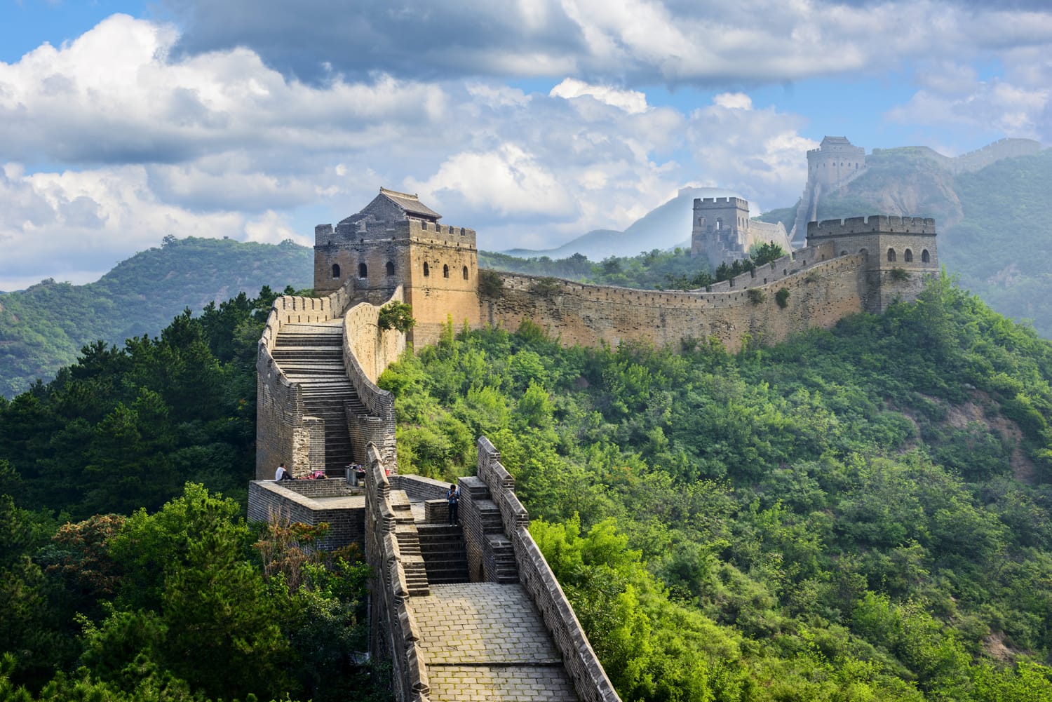 The Great Wall of China.