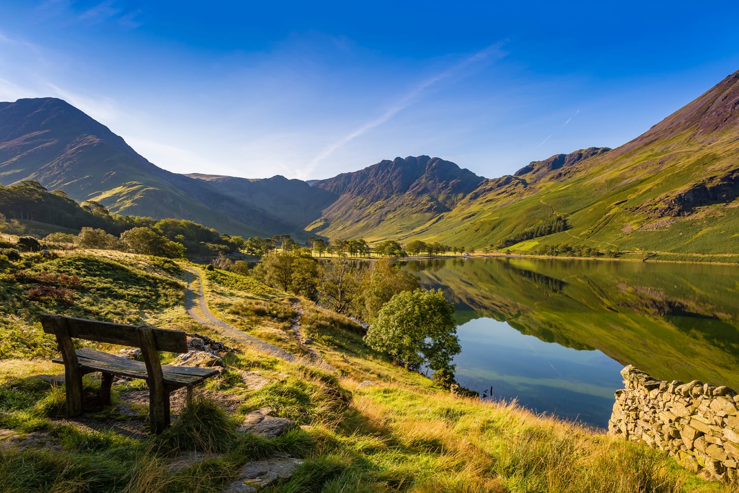 Early morning at Buttermere, The Lake District, Cumbria, England