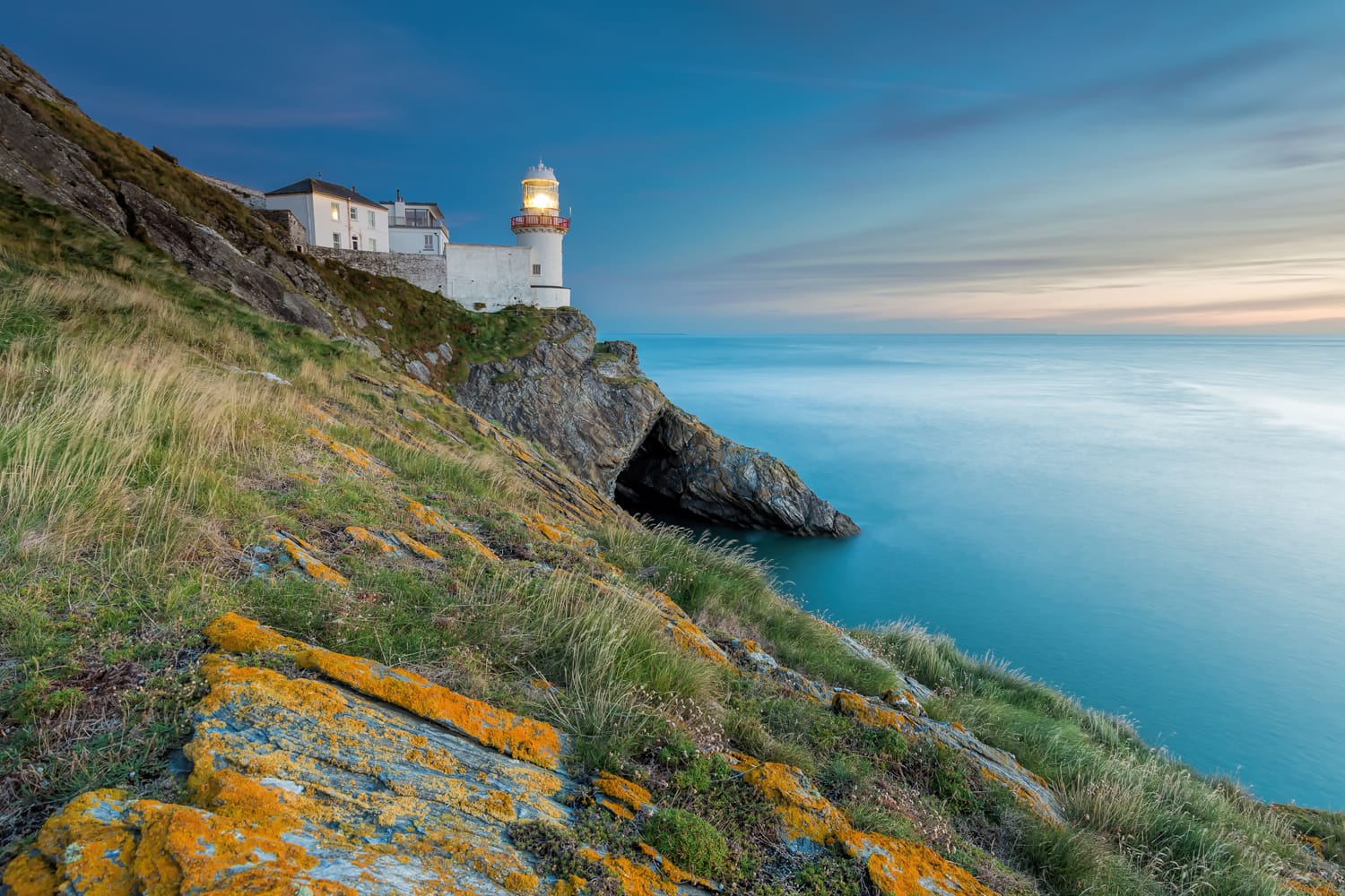 Wicklow Lighthouse at Wicklow, Ireland