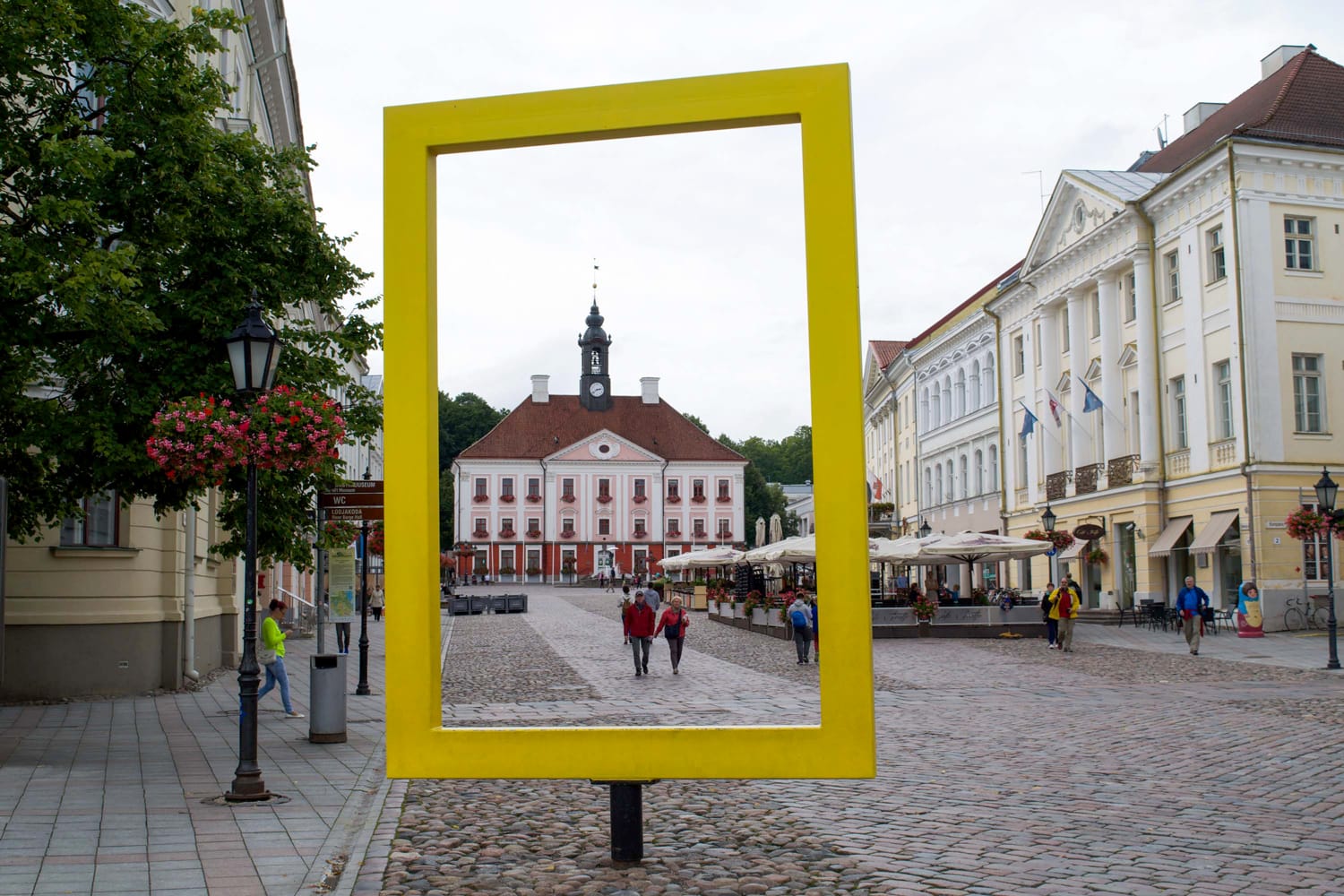 Raekoja Square in Tartu, Estonia
