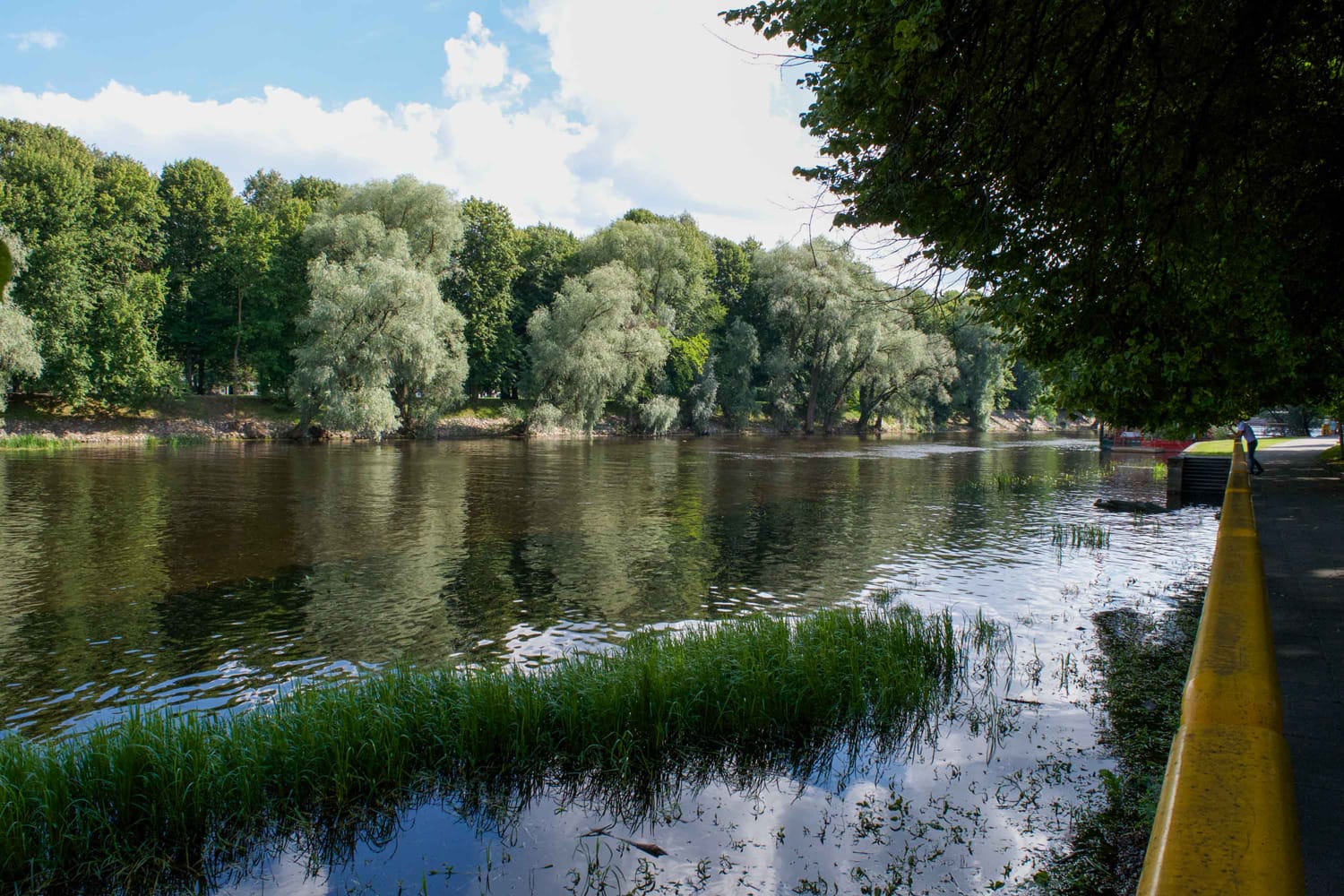 Emajogi River in Tartu, Estonia