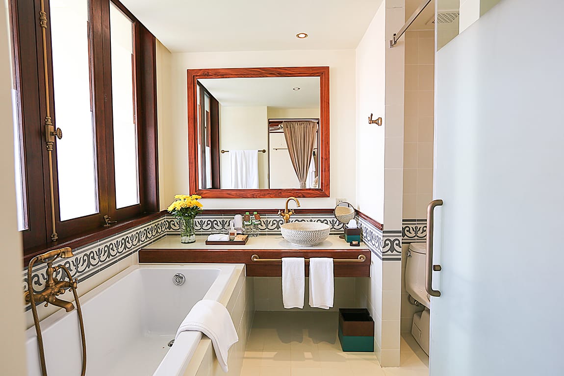 My Energy Bathroom at the Almanity Hoi An Wellness Resort in Hoi An, Vietnam