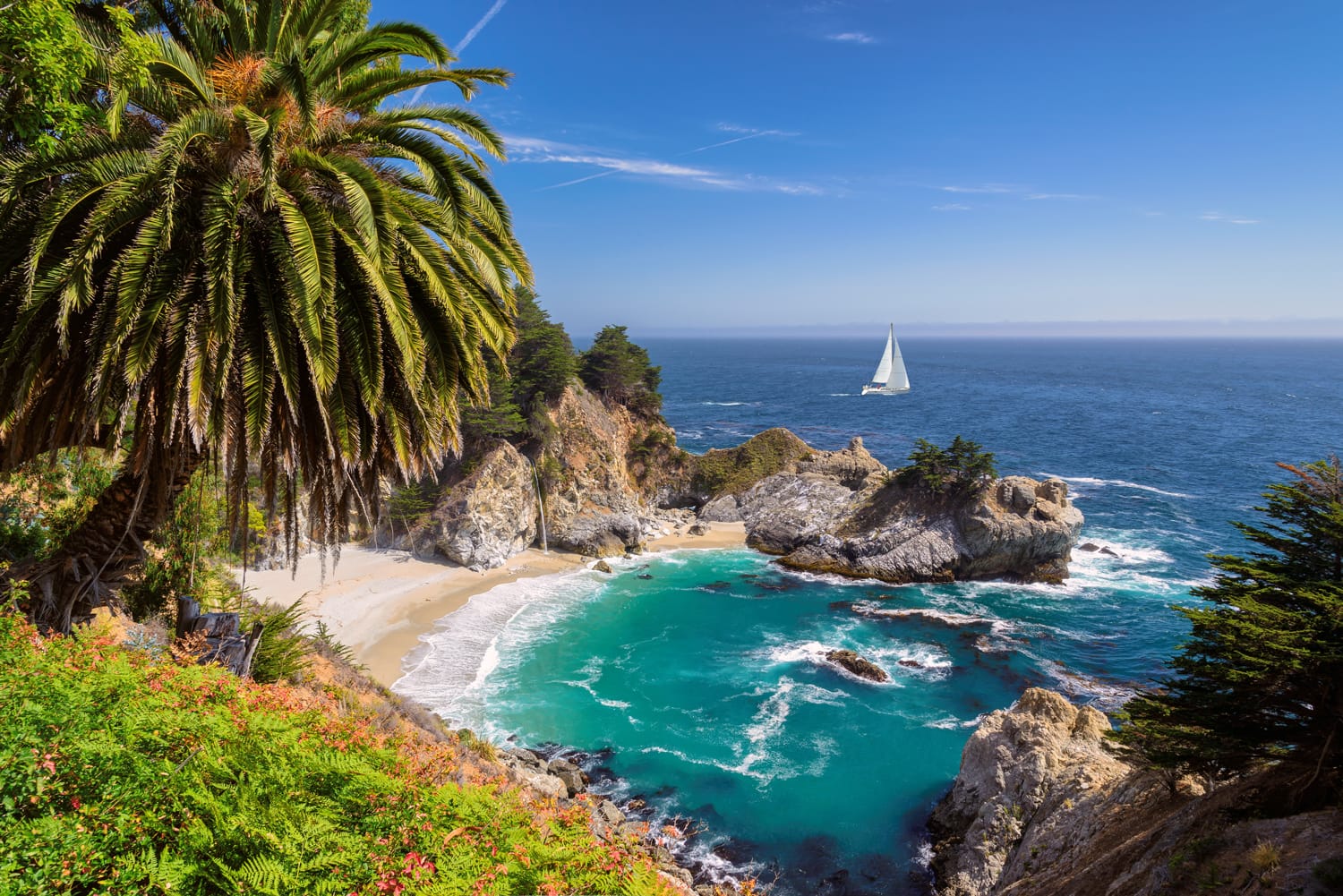 McWay Falls in Big Sur, California