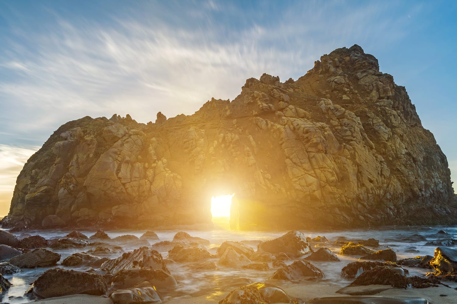 Beautiful Pfeiffer Beach, Big Sur, California