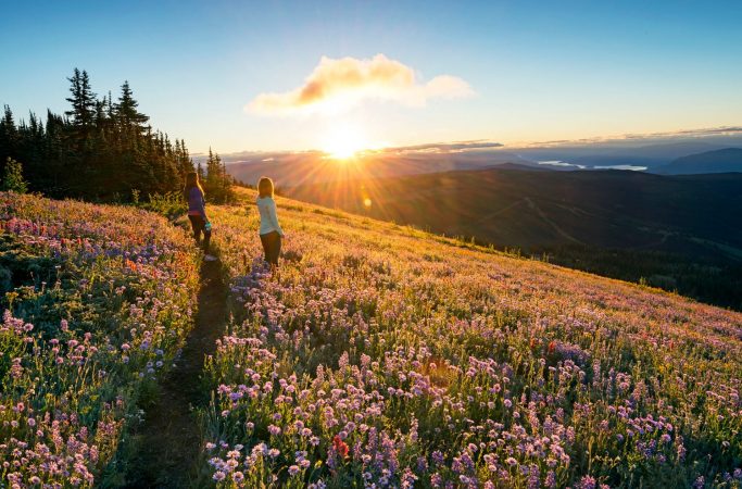 Alpine View at Sun Peaks Resort in Canada