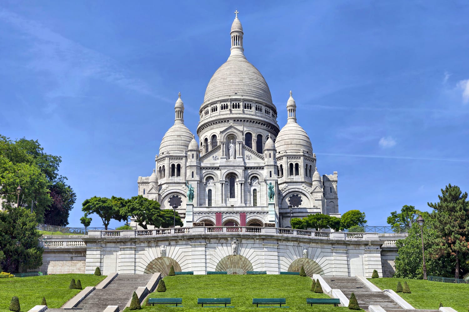 Basilica of the Sacred Heart in Paris, France