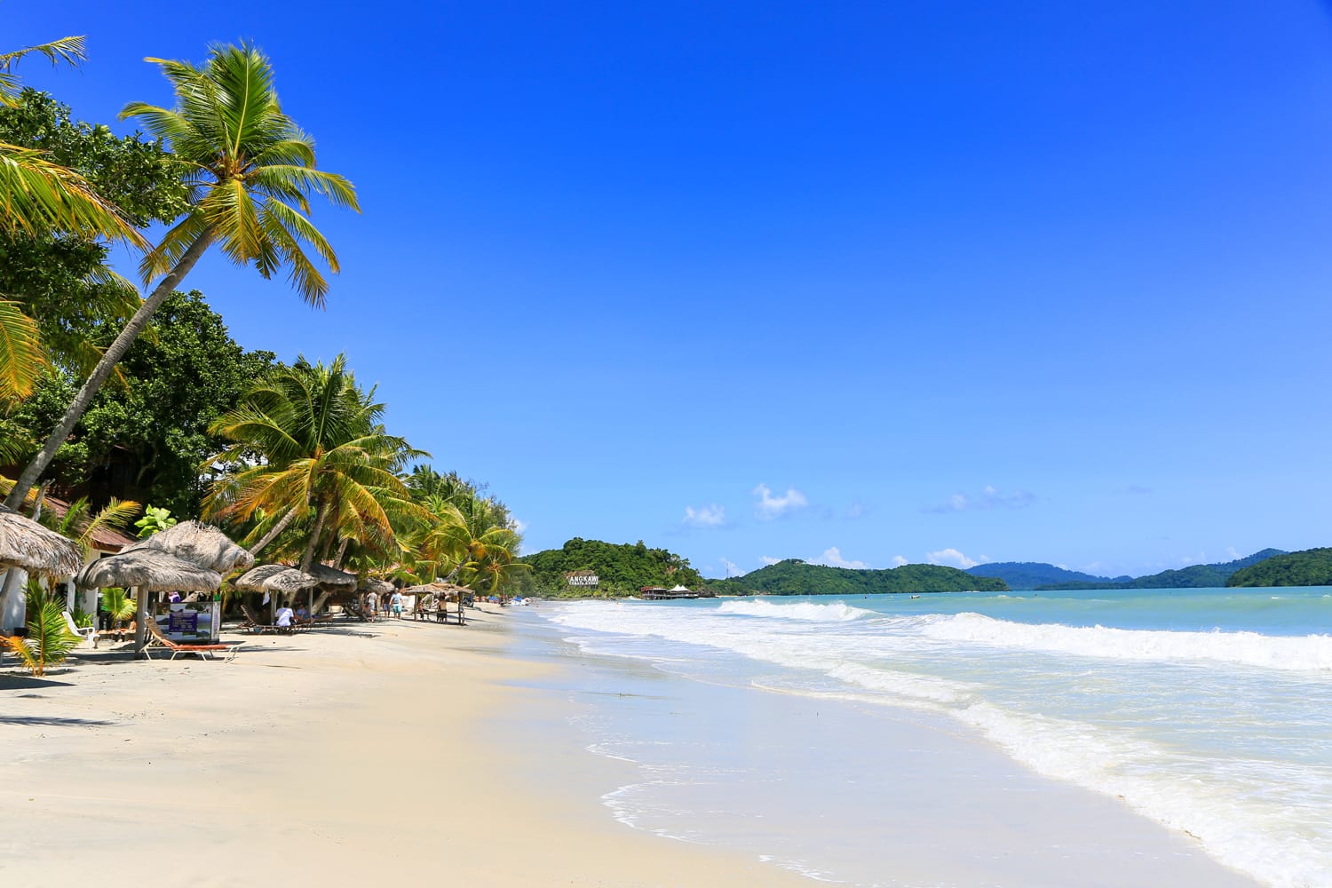 Stunning Cenang beach in Langkawi, Malaysia