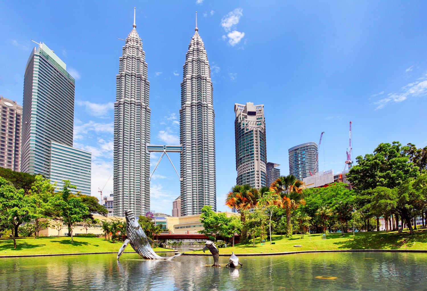 Petronas Towers in Kuala Lumpur, Malaysia