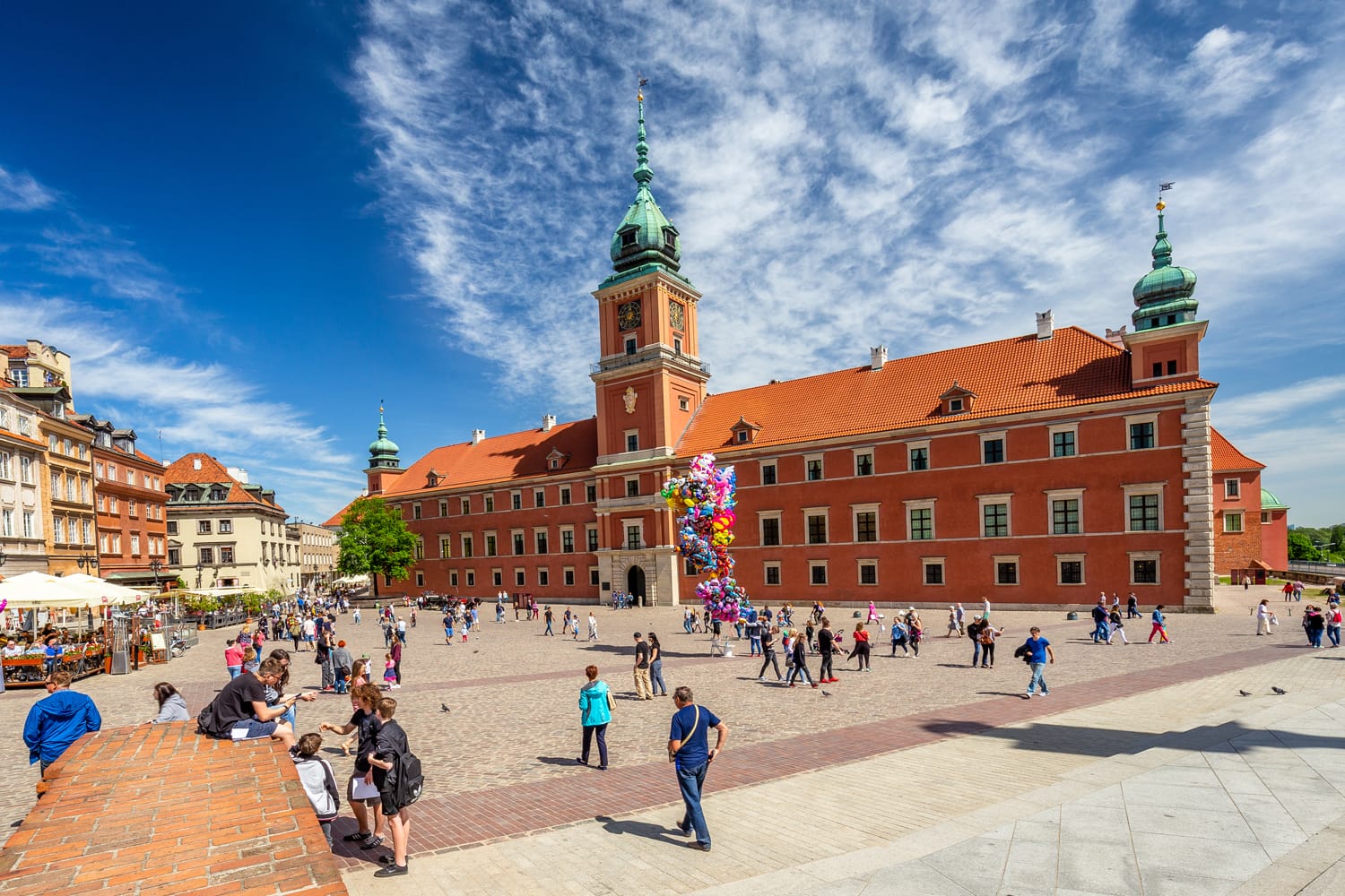 Royal Castle at central square of Warsaw
