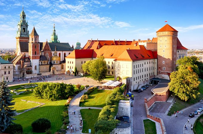 Wawel castle in Krakow, Poland