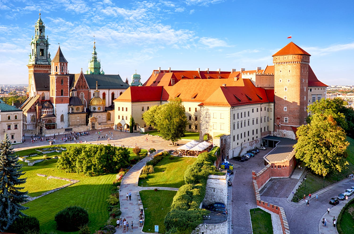 Wawel castle in Krakow, Poland