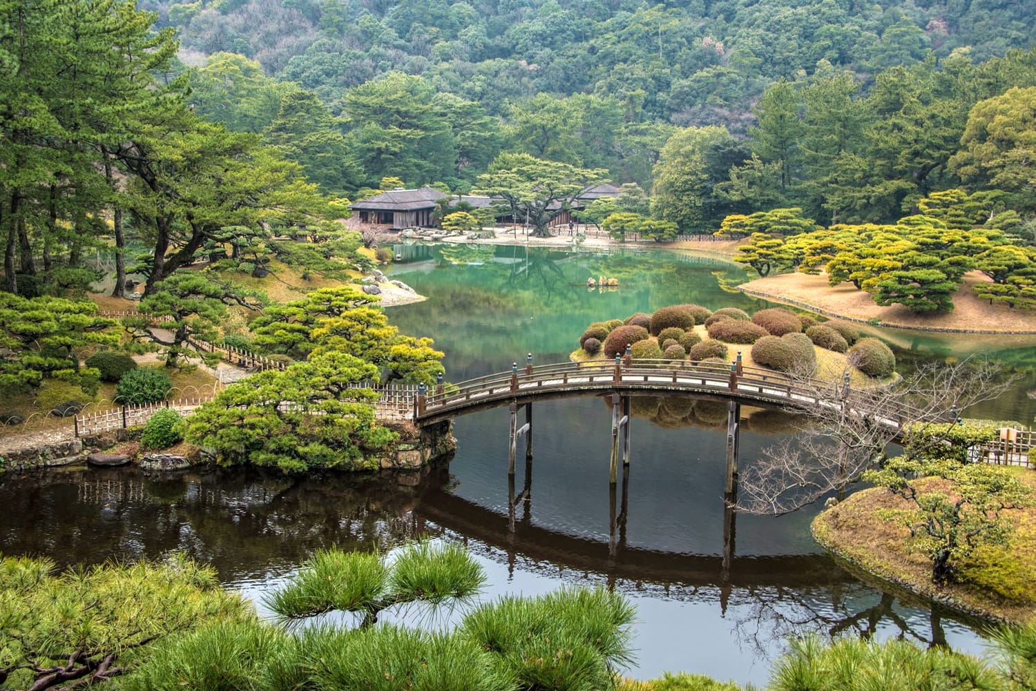 Ritsurin Park in Japan