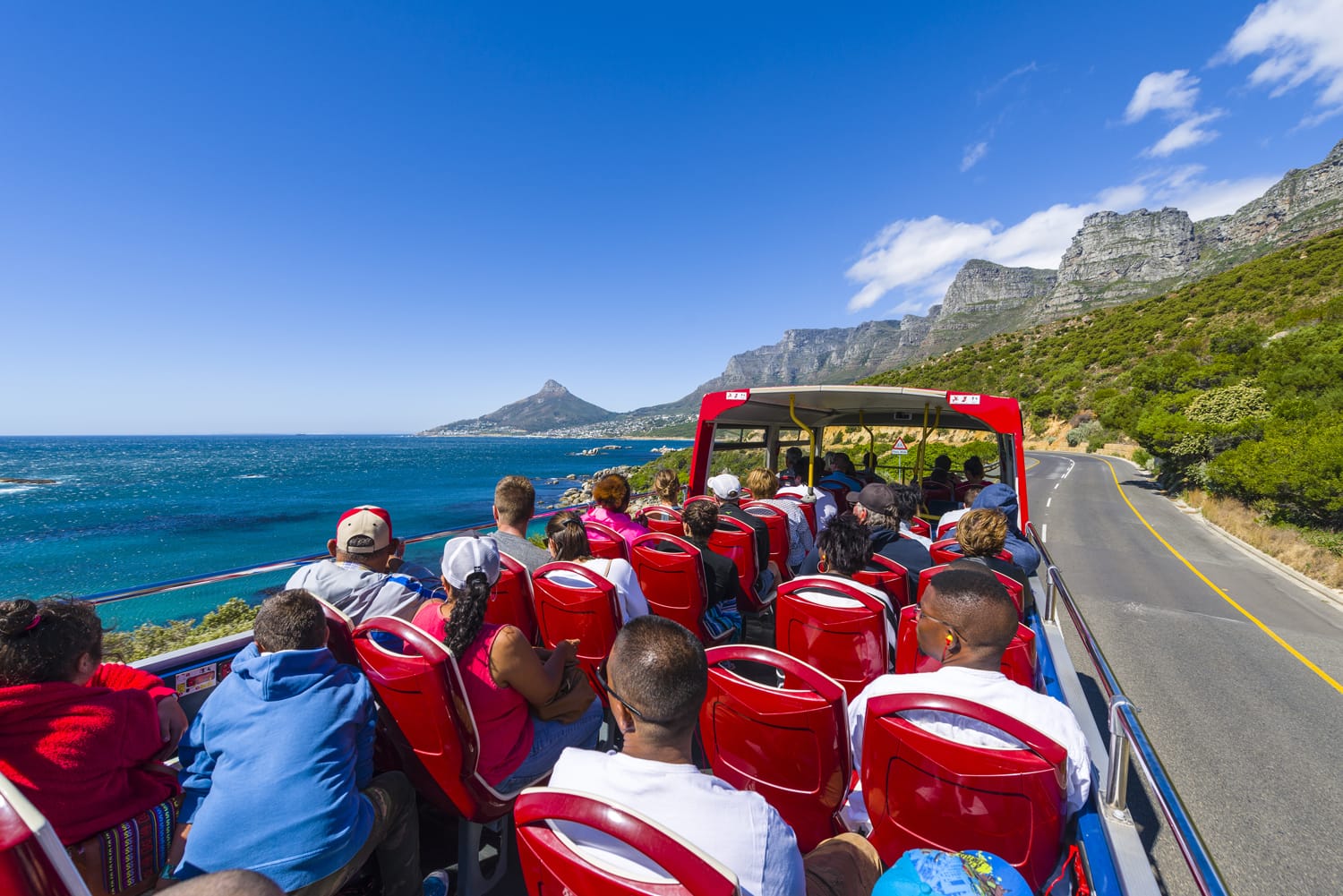 Hop on hop off tour bus tour in Cape Town, South Africa