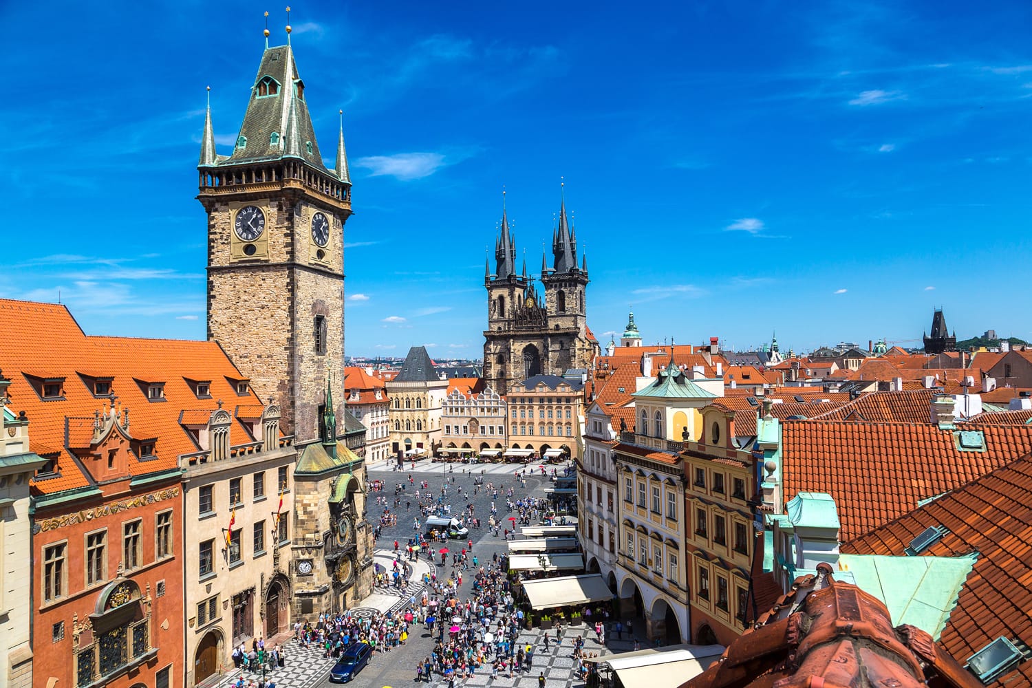 Old Town Square in Prague, Czech Republic