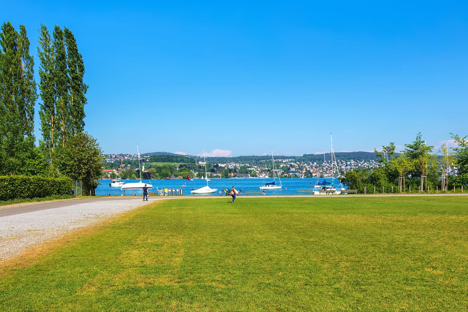 Lake Zurich is a lake in Switzerland, extending southeast of the city of Zurich, which is the largest city in the country.