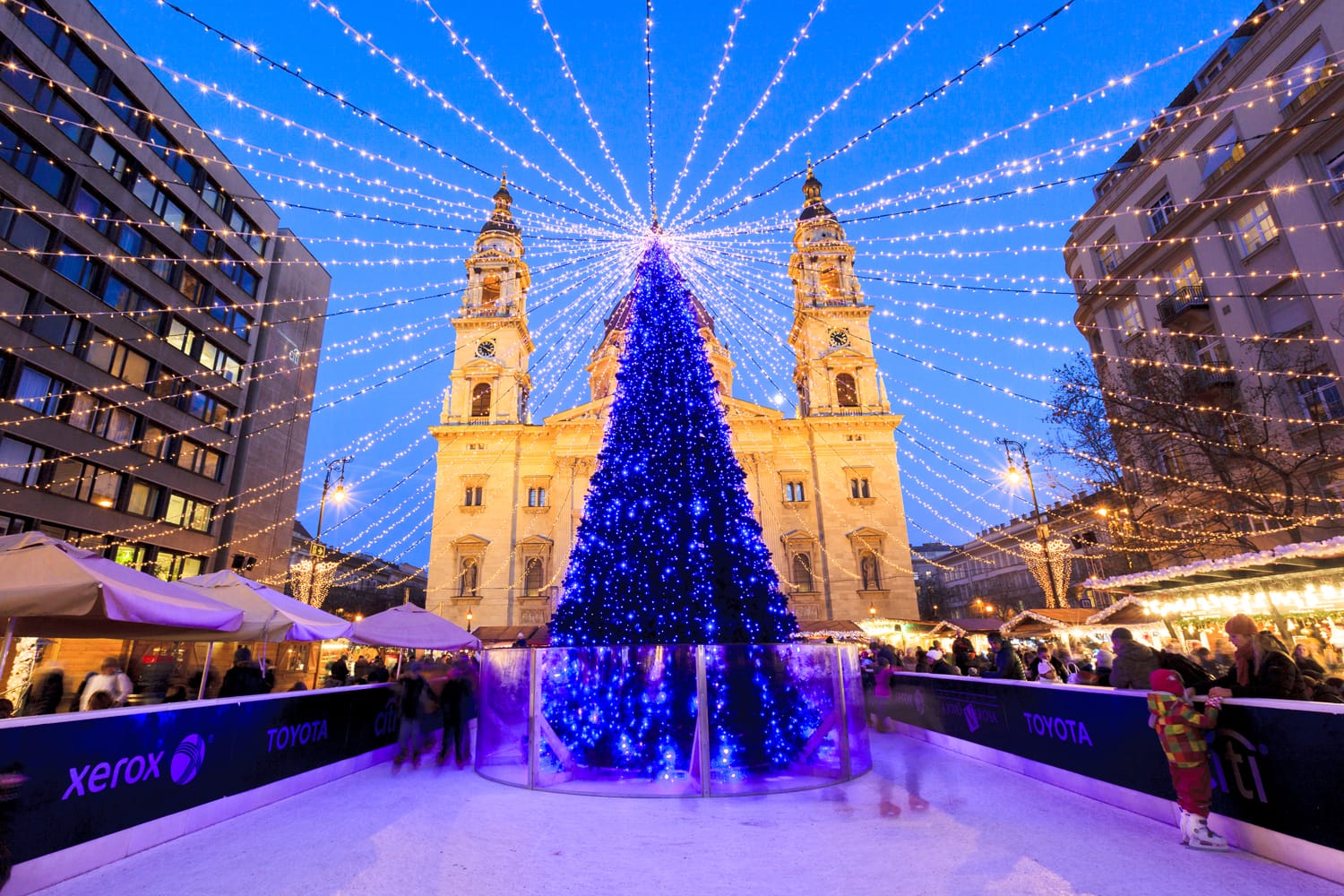 Christmas market in Budapest, Hungary