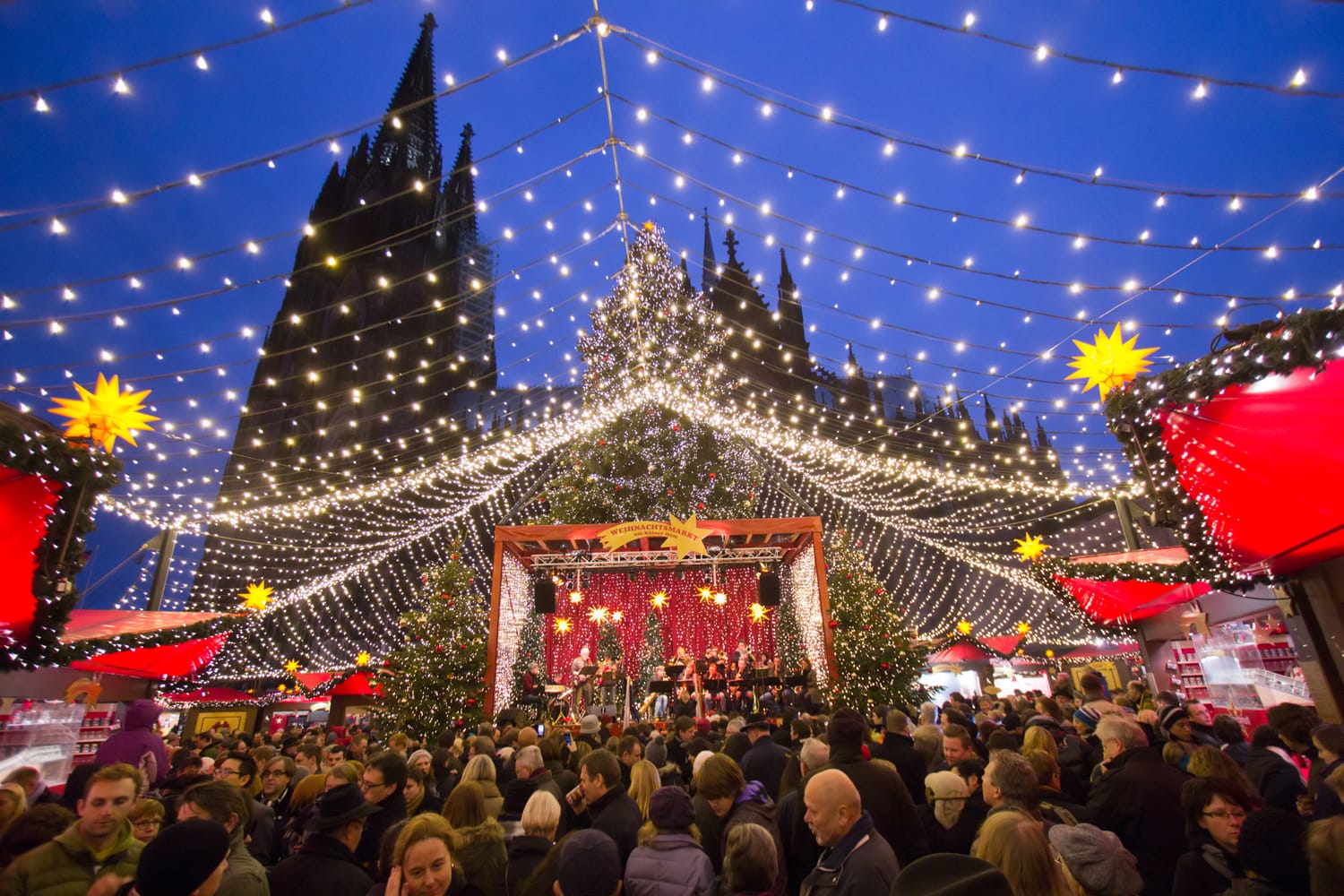 Christmas market in Cologne, Germany