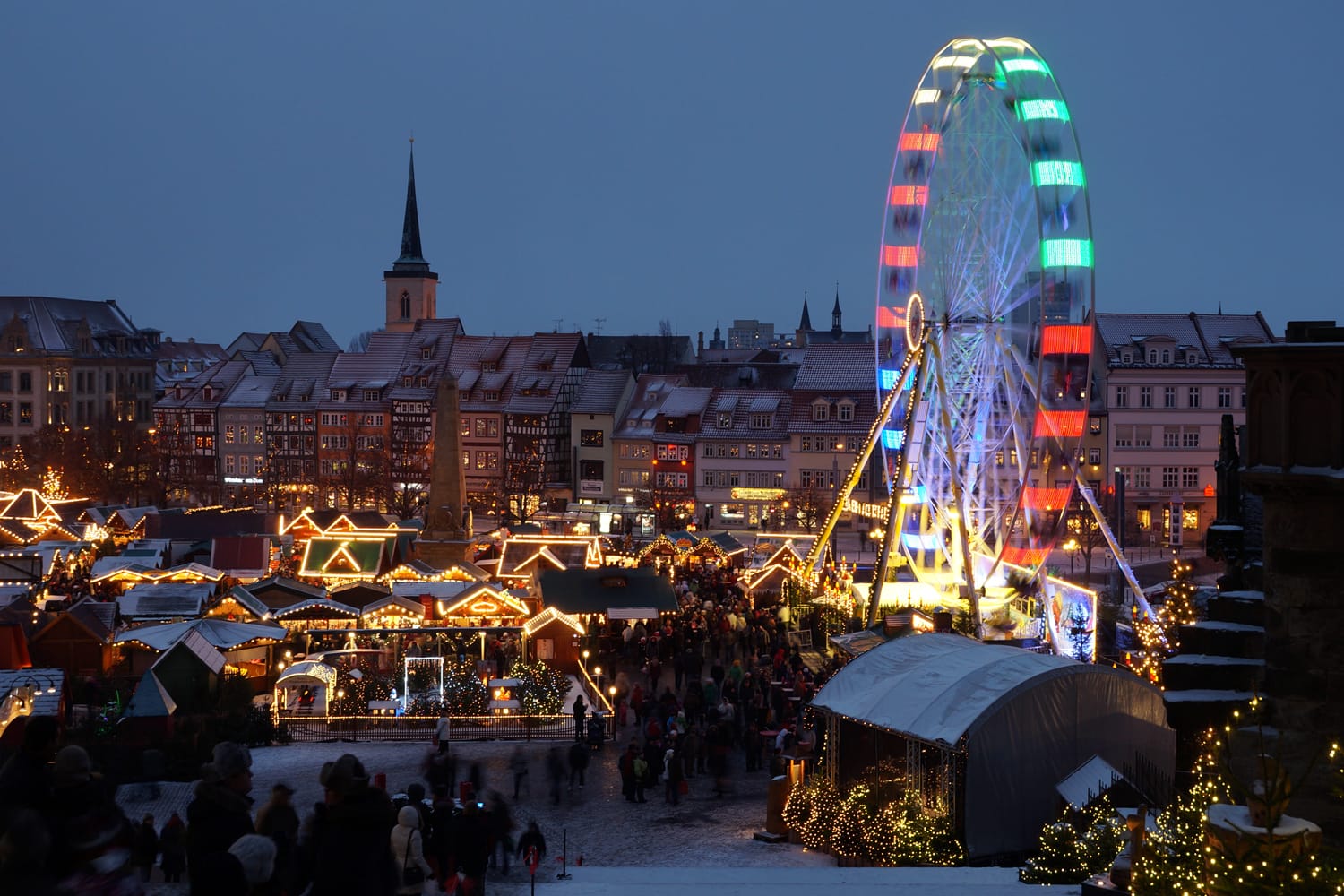 Christmas market in Erfurt Germany