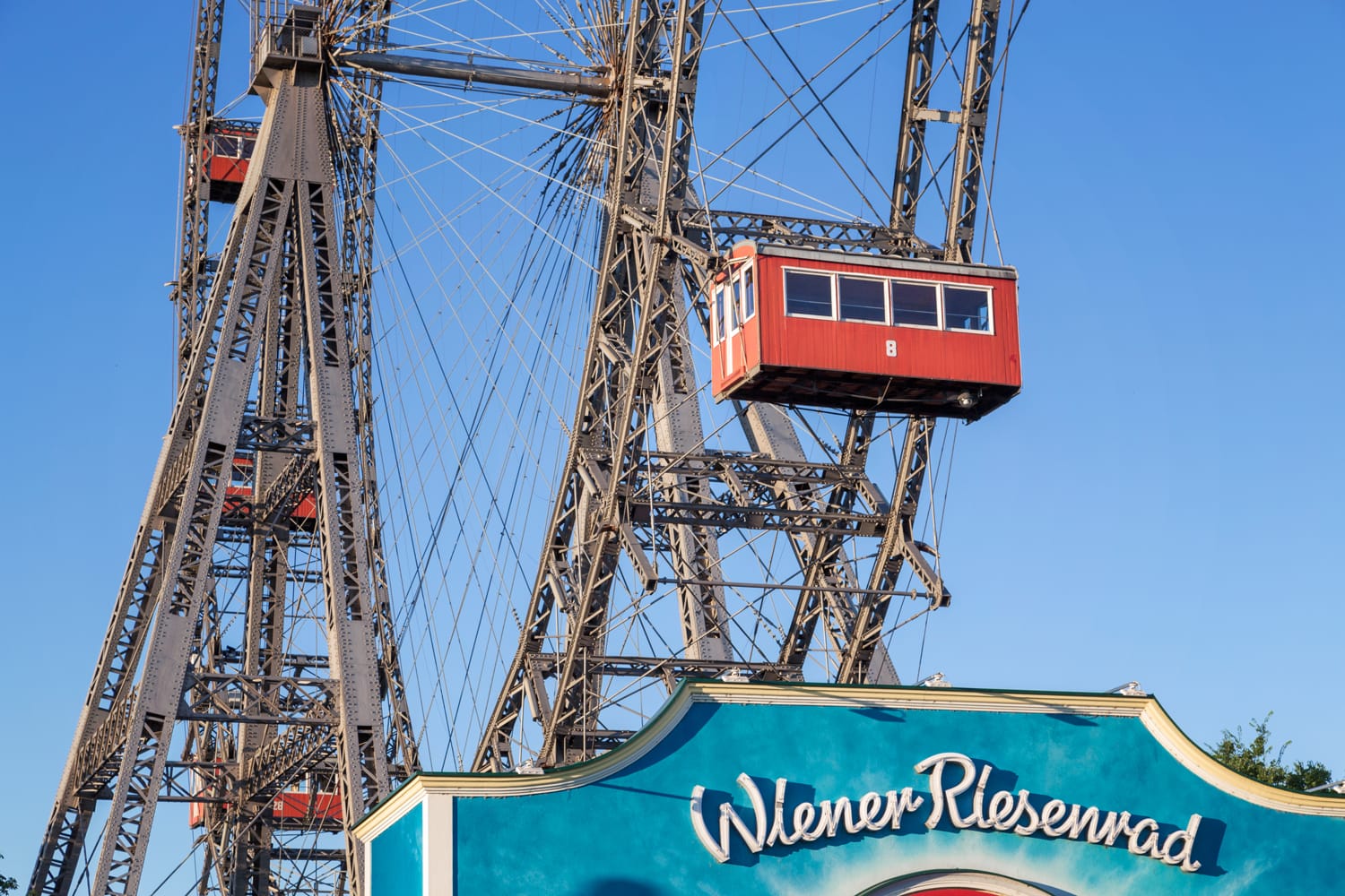 The Giant Ferris Wheel at the viennese Prater, Vienna, Austria