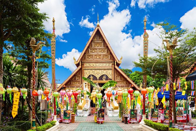 Wat Phra Singh is a buddhist temple located in Chiang Rai, northern Thailand