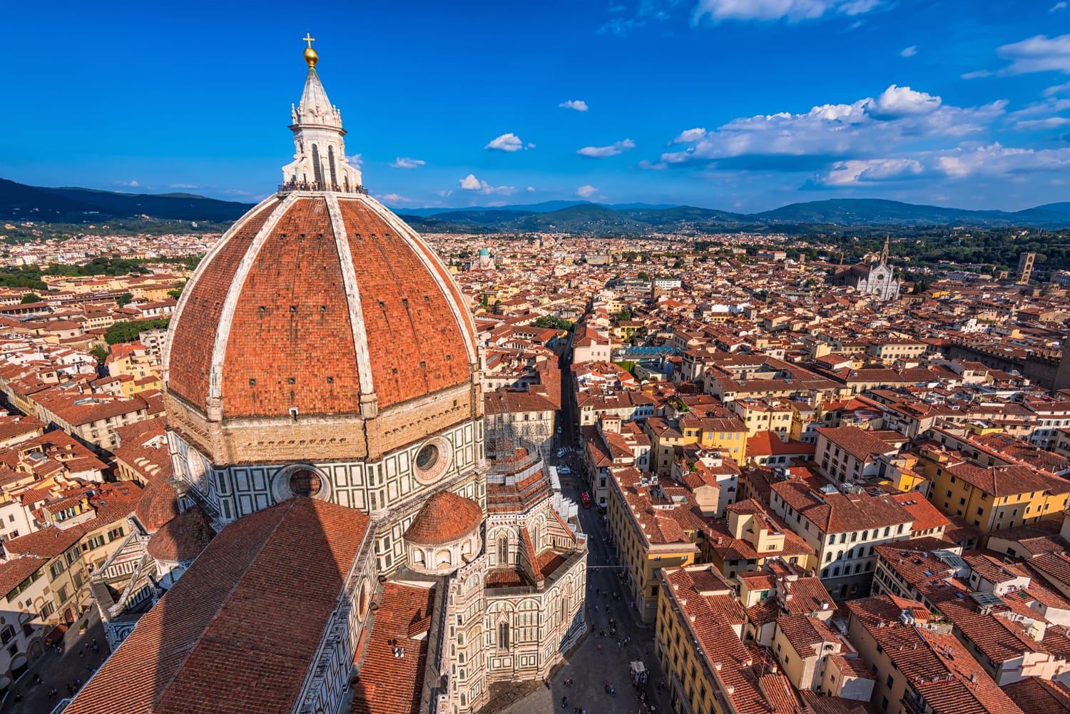 Florence Duomo. Basilica di Santa Maria del Fiore (Basilica of Saint Mary of the Flower) in Florence, Italy.