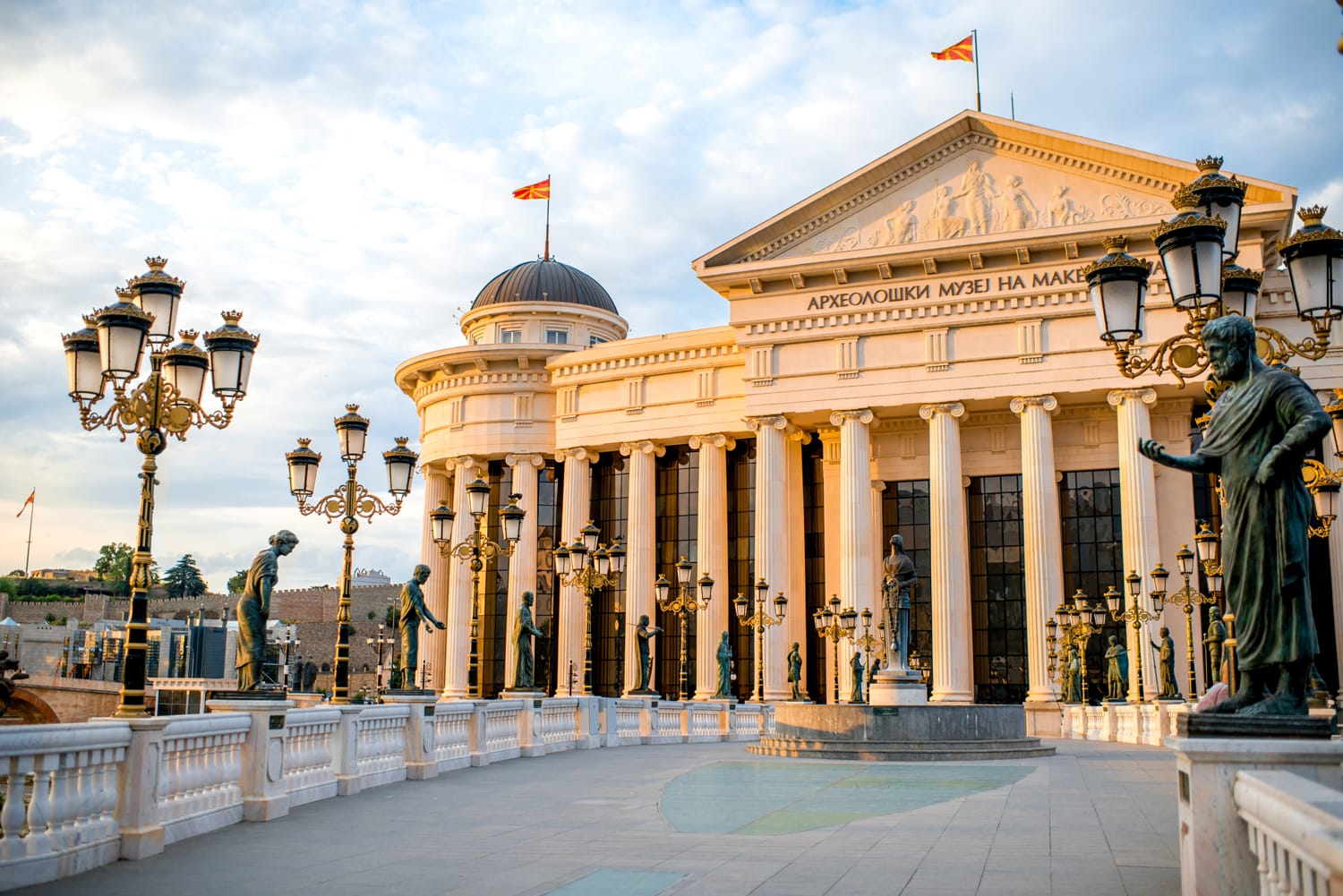 National archaeological museum in Skopje the capital of Macedonia