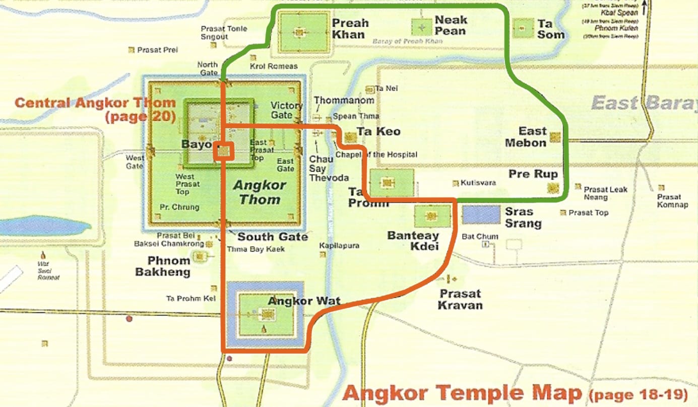 Angkor Wat Map