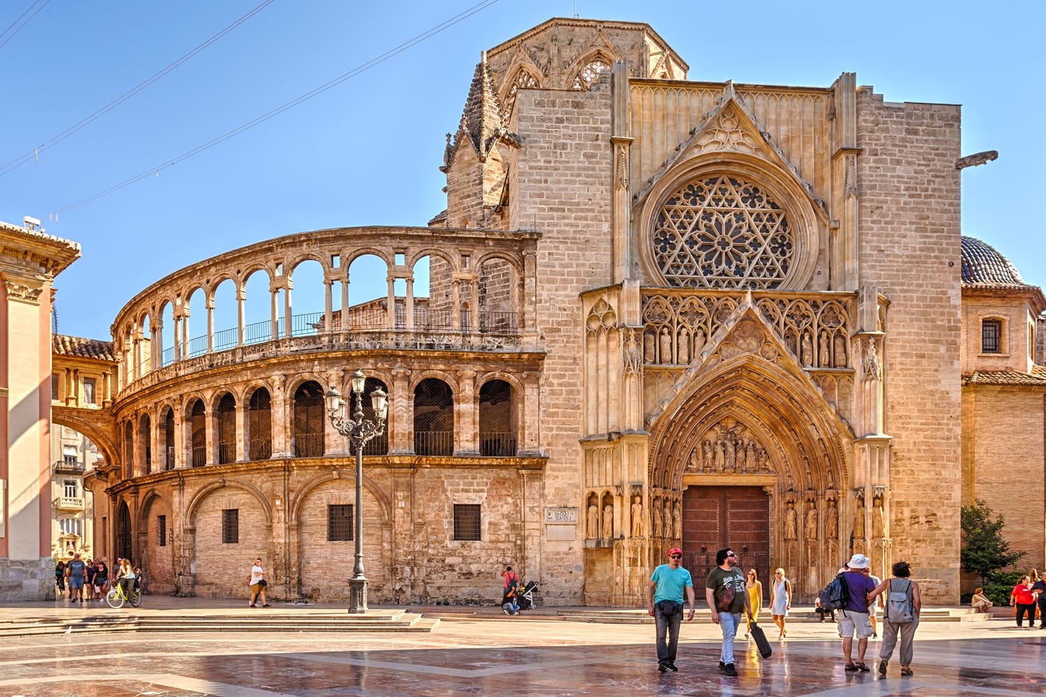 Cathedral of Valencia on the Square of the Blessed Virgin in Valencia, Spain