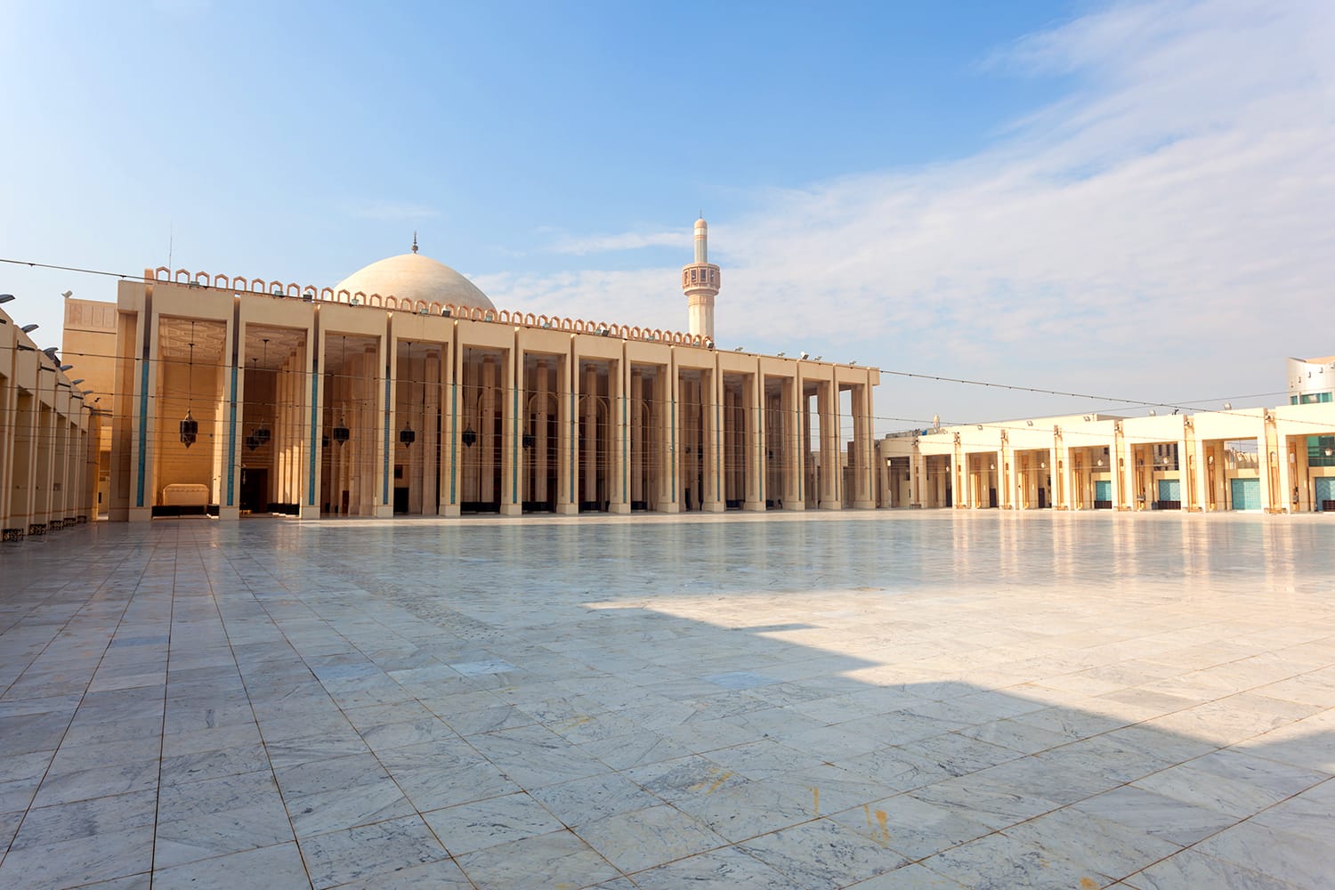 Exterior of the Grand Mosque in Kuwait City