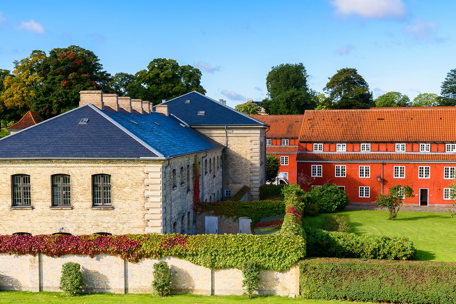 Kastellet, Copenhagen, Denmark, is one of the star fortresses in Northern Europe