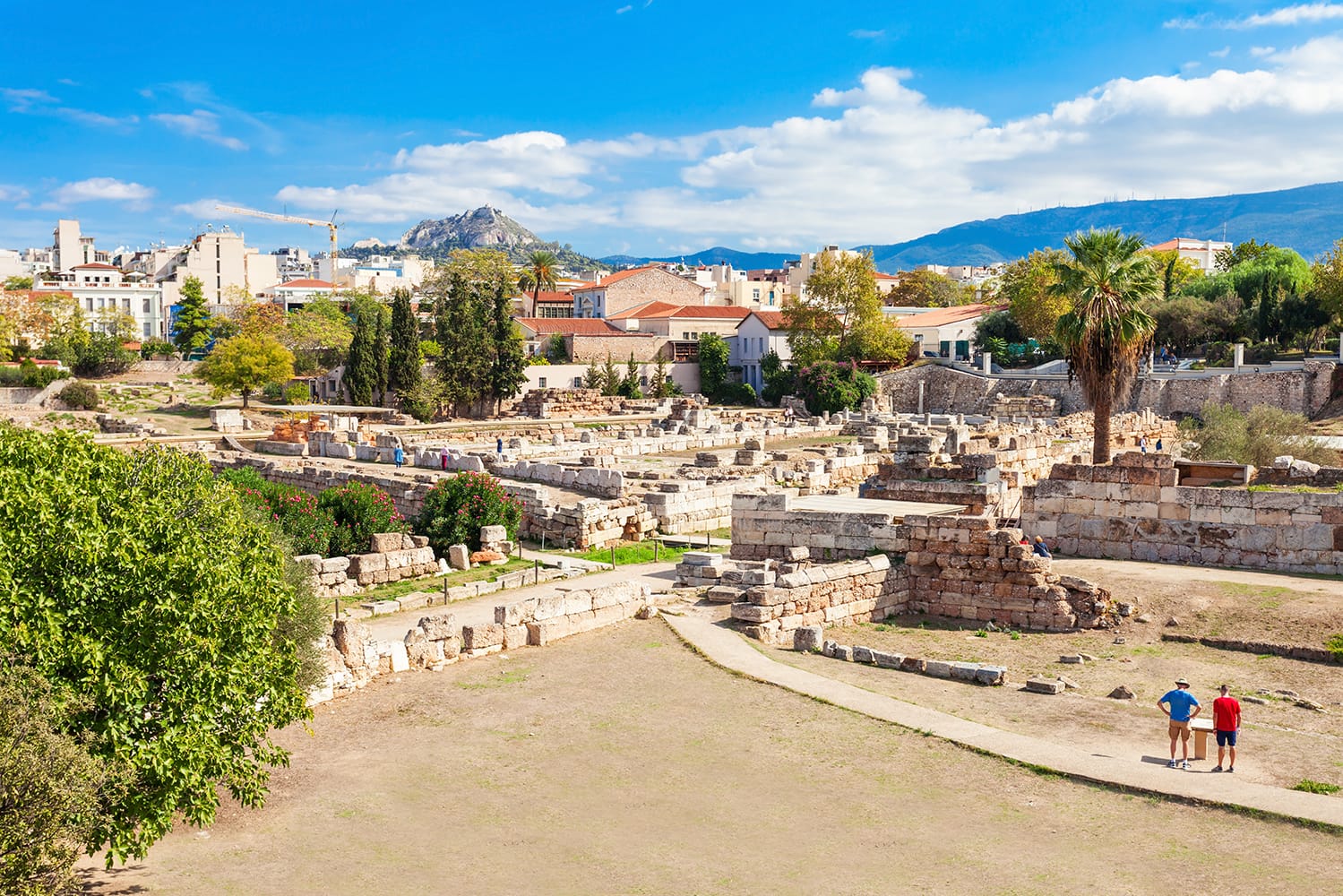 The Archaeological Site of Kerameikos in Athens, Greece