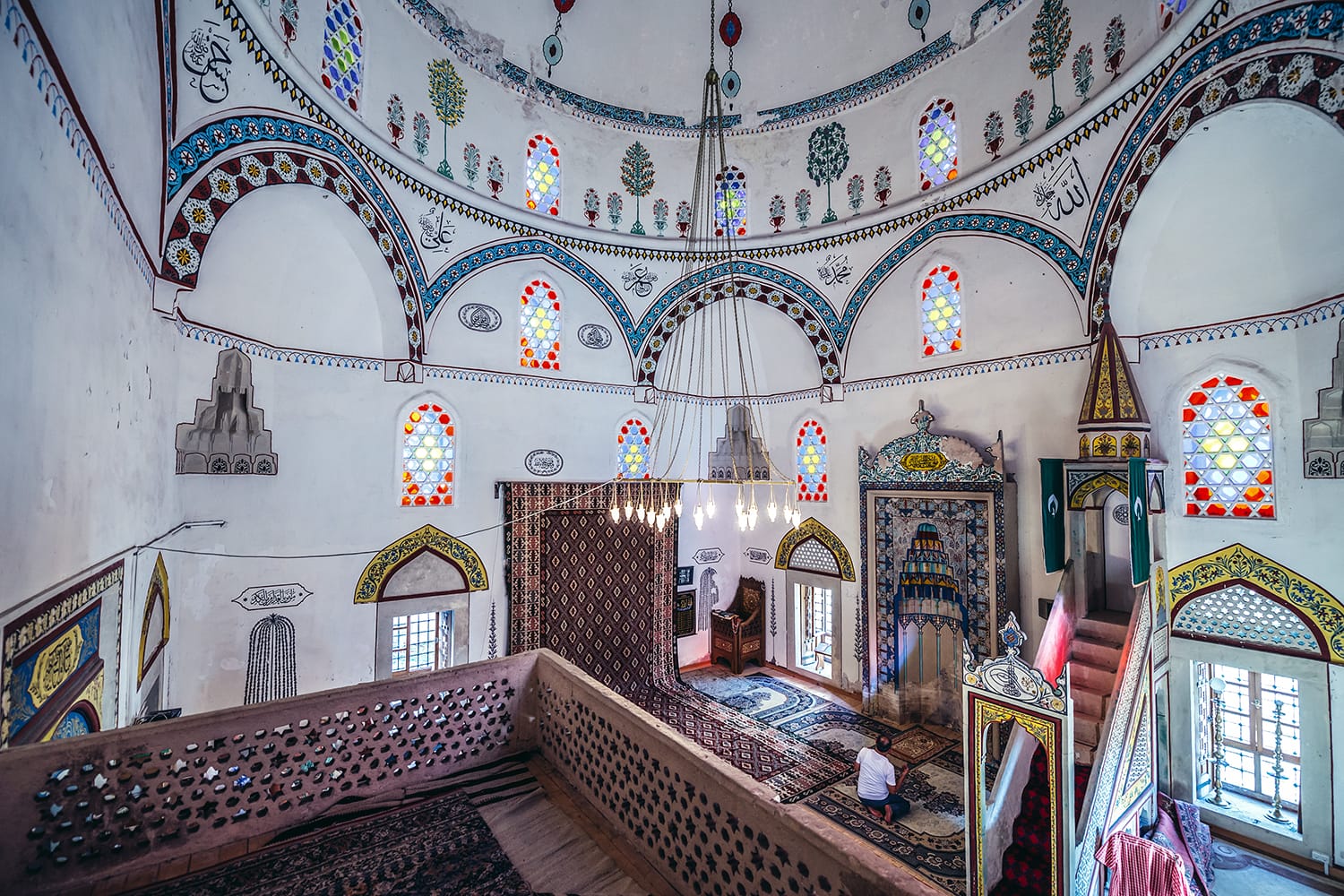 Interior of 17th century Koski Mehmed Pasha Mosque in Mostar, Bosnia and Herzegovina