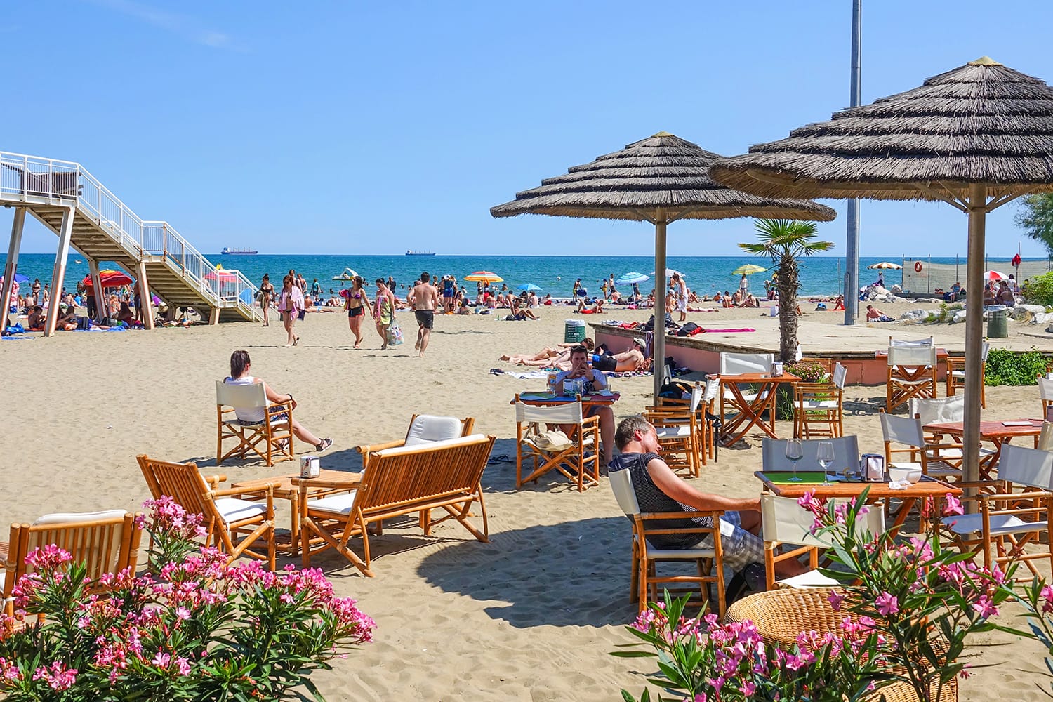 Beautiful Lido Beach in Venice, Italy