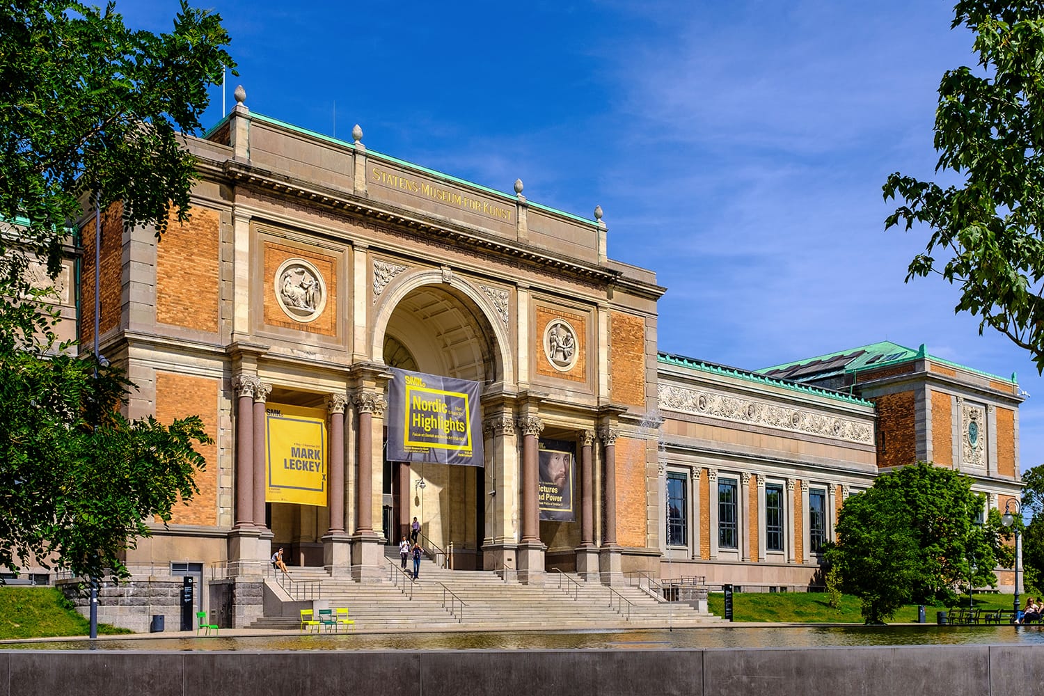 National Gallery main building in Copenhagen, Denmark