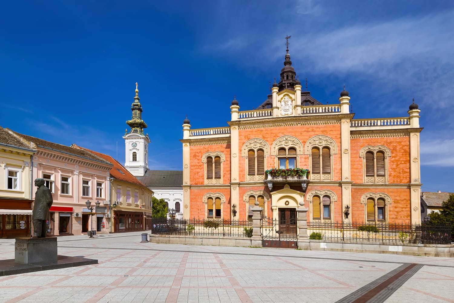 Old town in Novi Sad - Serbia