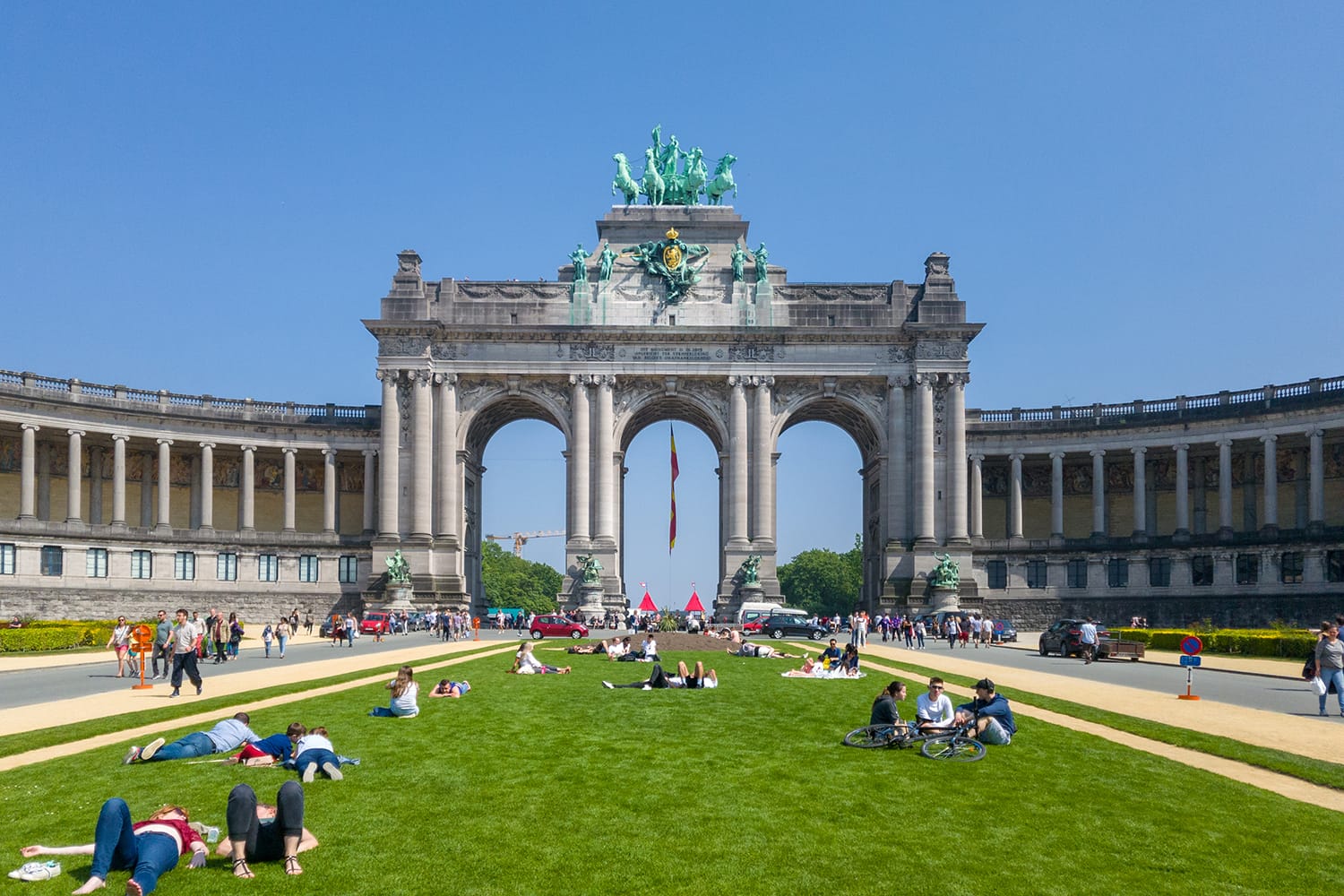Park of the Fiftieth Anniversary (Parc du Cinquantenaire) is a large public, urban park in the easternmost part of the European Quarter in Brussels, Belgium.