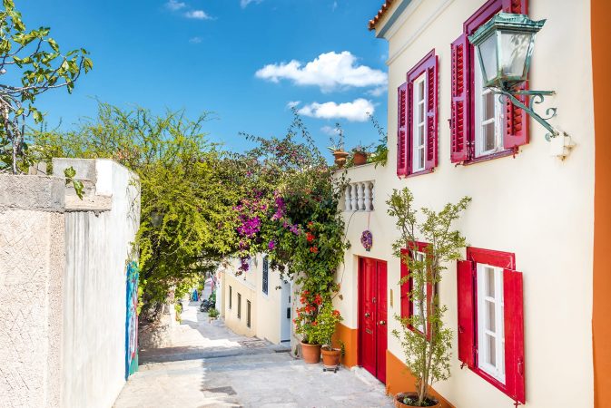 Plaka in Athens, Greece