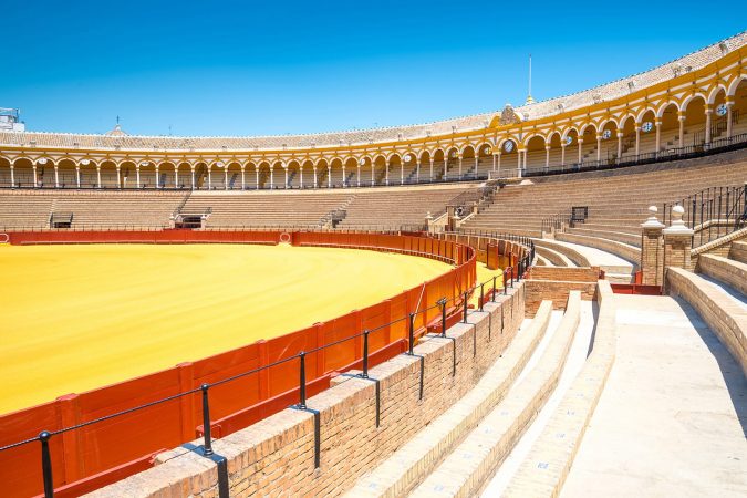 Plaza de toros de la Real Maestranza de Caballeria de Sevilla on Spain