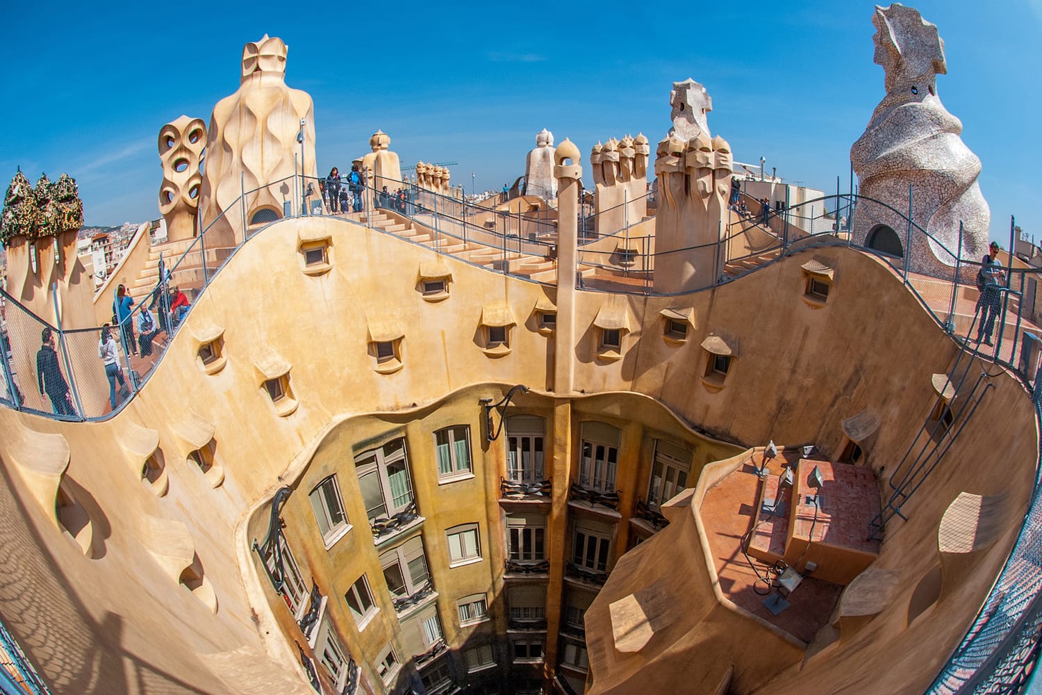 Casa Mila in Barcelona, Spain