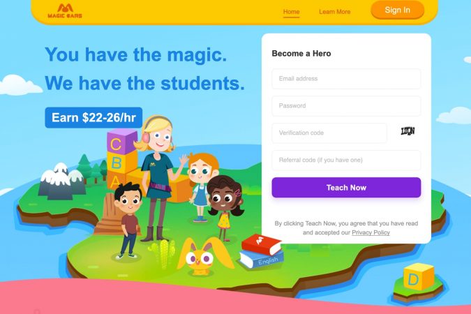 Magic Ears homepage