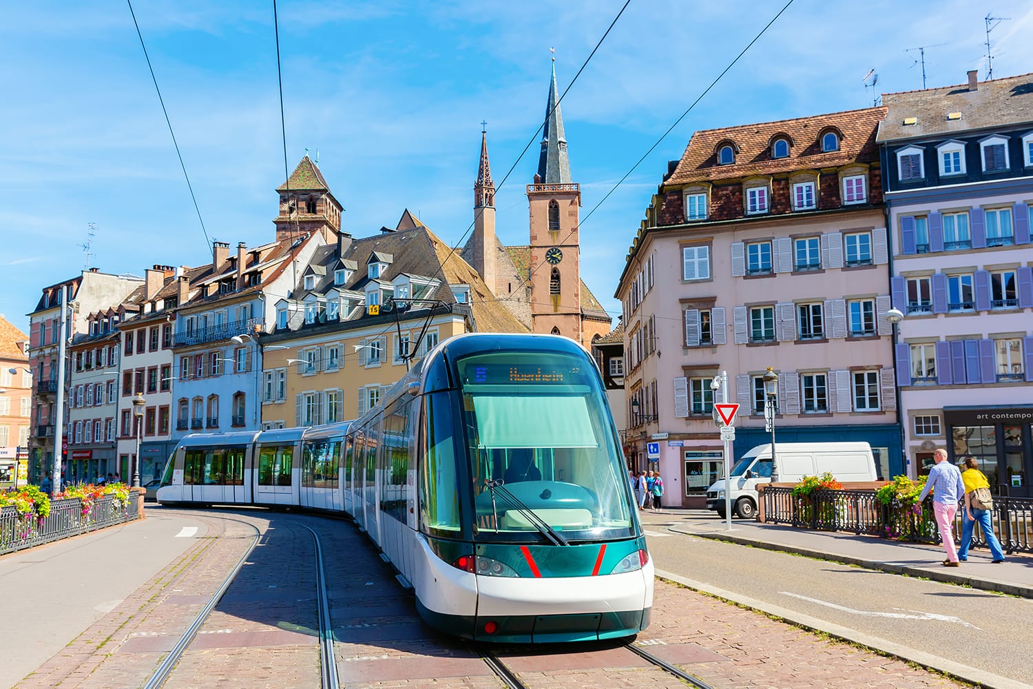 Tram in Strasbourg, France