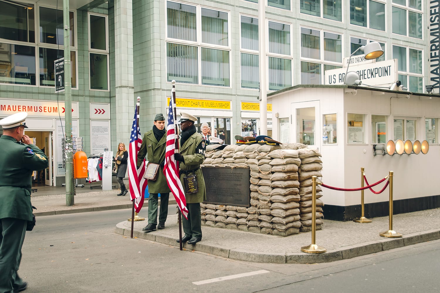 Checkpoint Charlie in Berlin, Germany